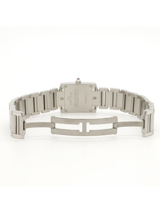Cartier Tank Francaise SM Pink Dial Watch main image 5